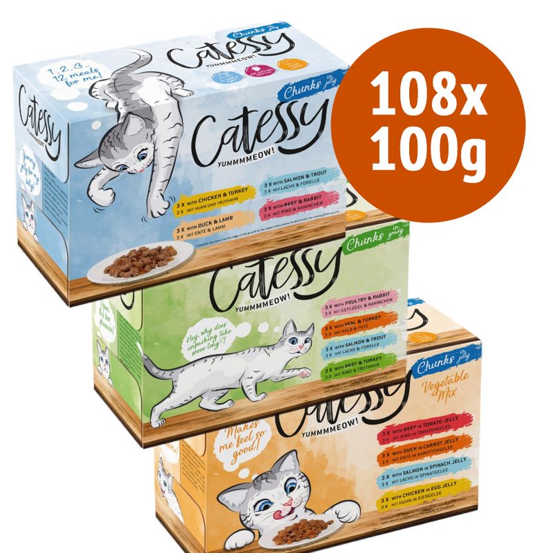 Jumbo pack! Catessy Bocconcini 108 x 100 g