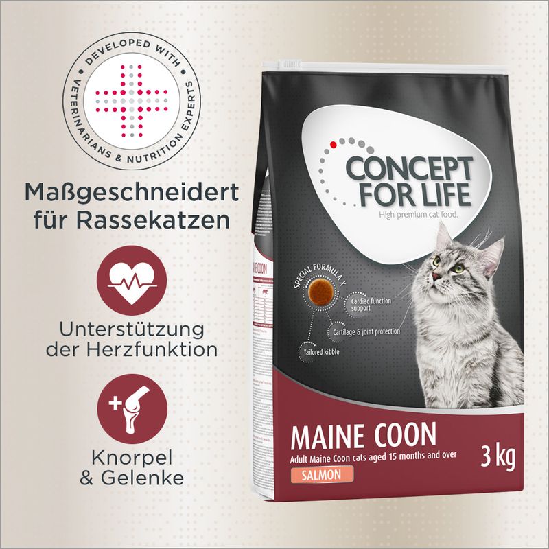 Concept for Life Maine Coon Adult Lachs - getreidefreie Rezeptur!