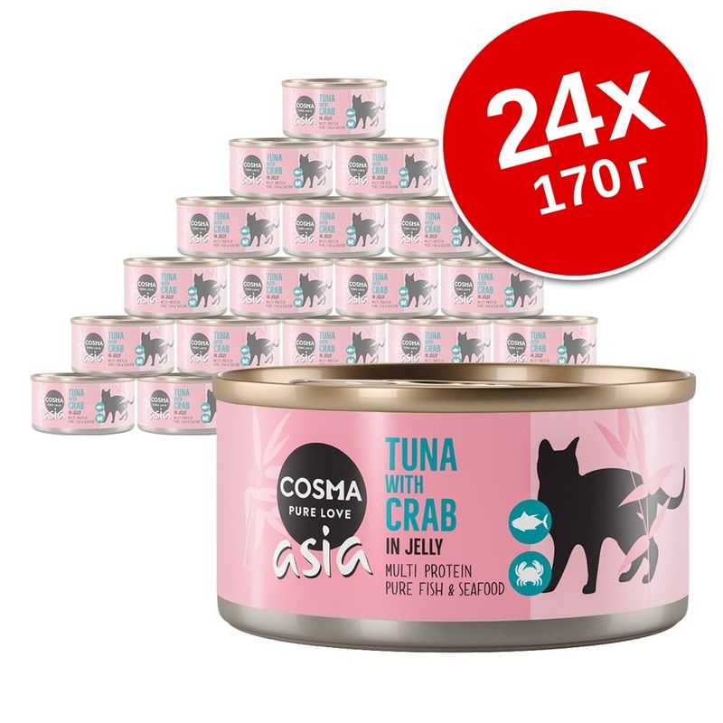 Экономупаковка Cosma Asia в желе 24 x 170 г
