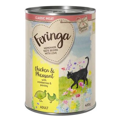 Feringa Classic Meat Limited Edition, pollo e fagiano con mirtilli rossi e prezzemolo, Adult, 400g.