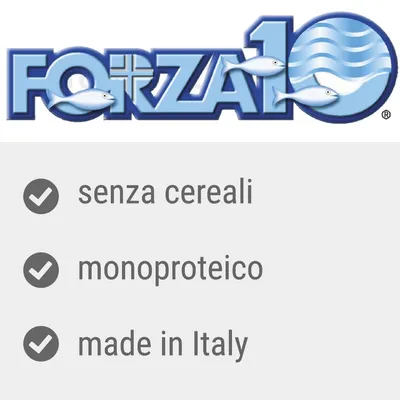 Forza10, senza cereali, monoproteico, made in Italy