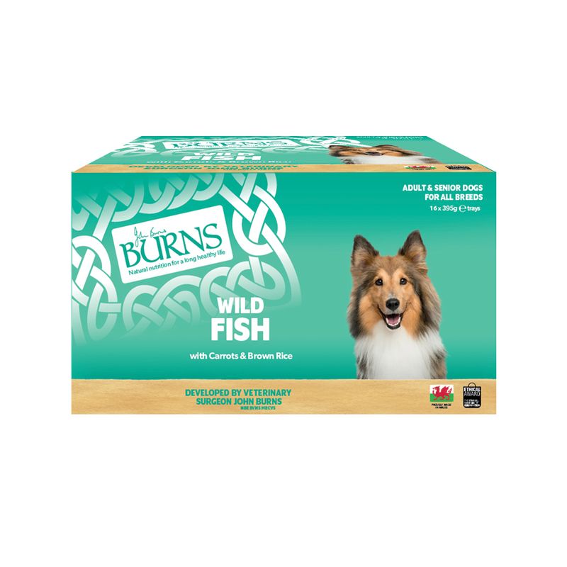 Burns natvoer voor honden 16 x 395 g
