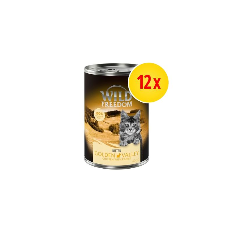 Sparpack Wild Freedom Kitten 12 x 400 g