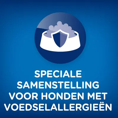 SPECIALE SAMENSTELLING VOOR HONDEN MET VOEDSELALLERGIEËN