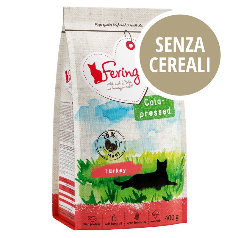Feringa Adult Pressato a freddo - Tacchino Crocchette per gatto