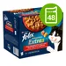Megapakiet Felix Sensations Extras w galarecie, 48 x 85 g