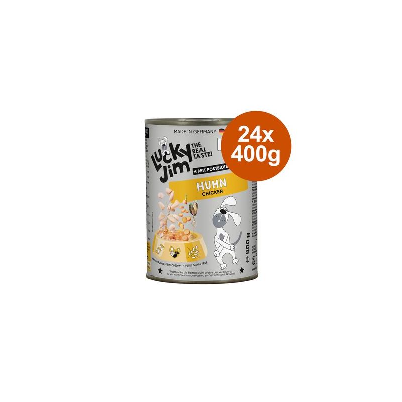 Lucky Jim Senior 24 x 400 g voordeelverpakking