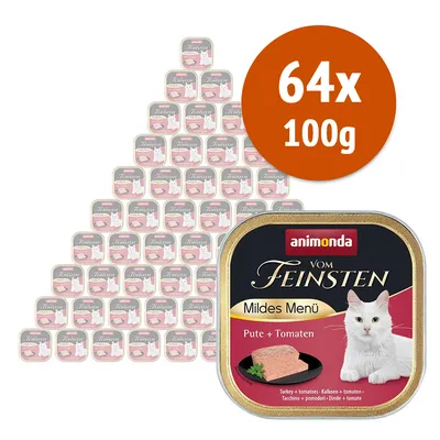 animonda vom Feinsten Adult 64 x 100 g Alimento umido per gatti