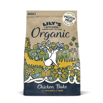 Organic chicken bake with vegetables and herbs, proper meat, adult complete nutrition, no meat meal or fillers. Organic chicken bake with vegetables and herbs, proper meat, adult complete nutrition, no meat meal or fillers.