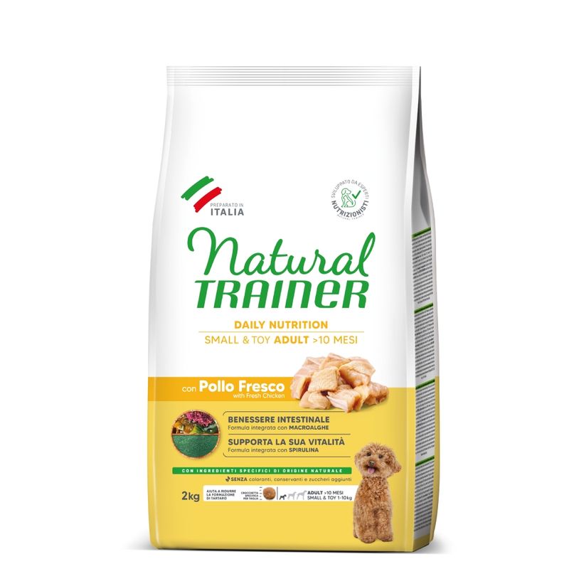 Natural Trainer Adult Small & Toy con pollo