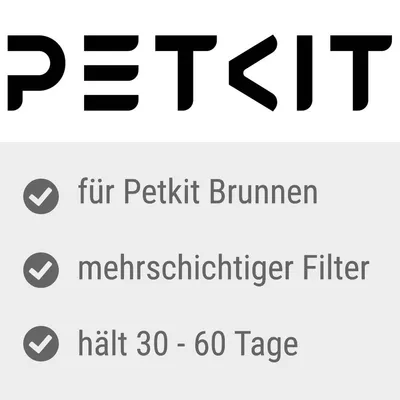 Petkit. Für Petkit Brunnen, mehrschichtiger Filter, hält 30-60 Tage.