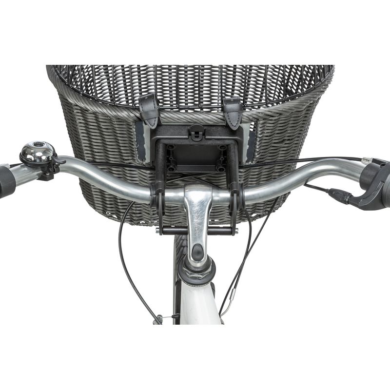 Panier avant pour vélo en osier Trixie pour chien