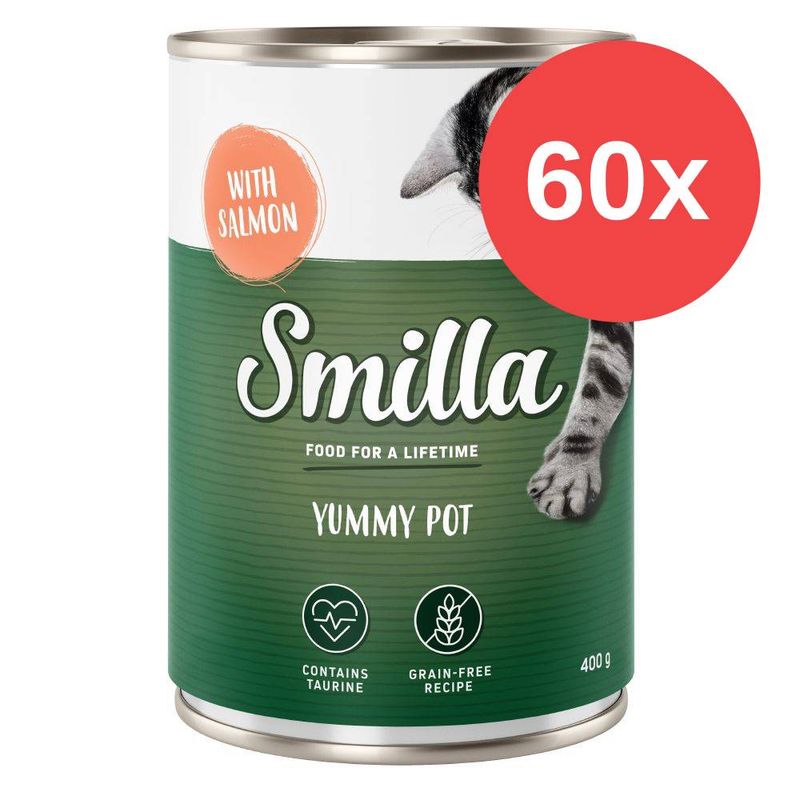 Provalo! Set misto 60 x 400 g Smilla Yummy Alimento umido per gatti