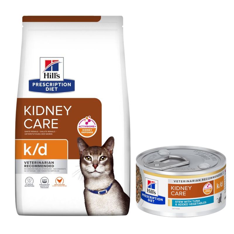 8 кг Hill's Prescription Diet: сухой корм + влажный корм, 6 х 82 г в подарок!