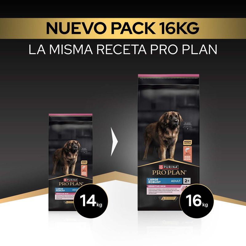 PURINA PRO PLAN Large Robust Adult Sensitive Skin Salmón