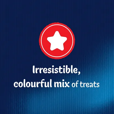 Irresistible, colourful mix of treats