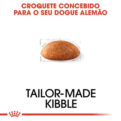Croquete concebido para o seu Dogue Alemão. Tailor-made kibble.