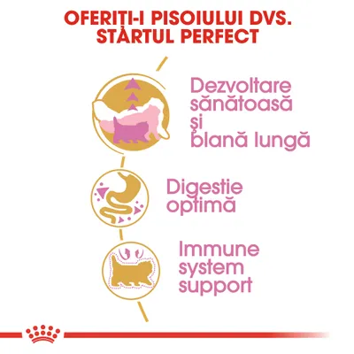 OFERITI-I PISOIULUI DVS. STARTUL PERFECT. Dezvoltare sănătoasă și blană lungă. Digestie optimă. Immune system support.