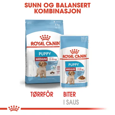 Royal Canin Medium Puppy i saus