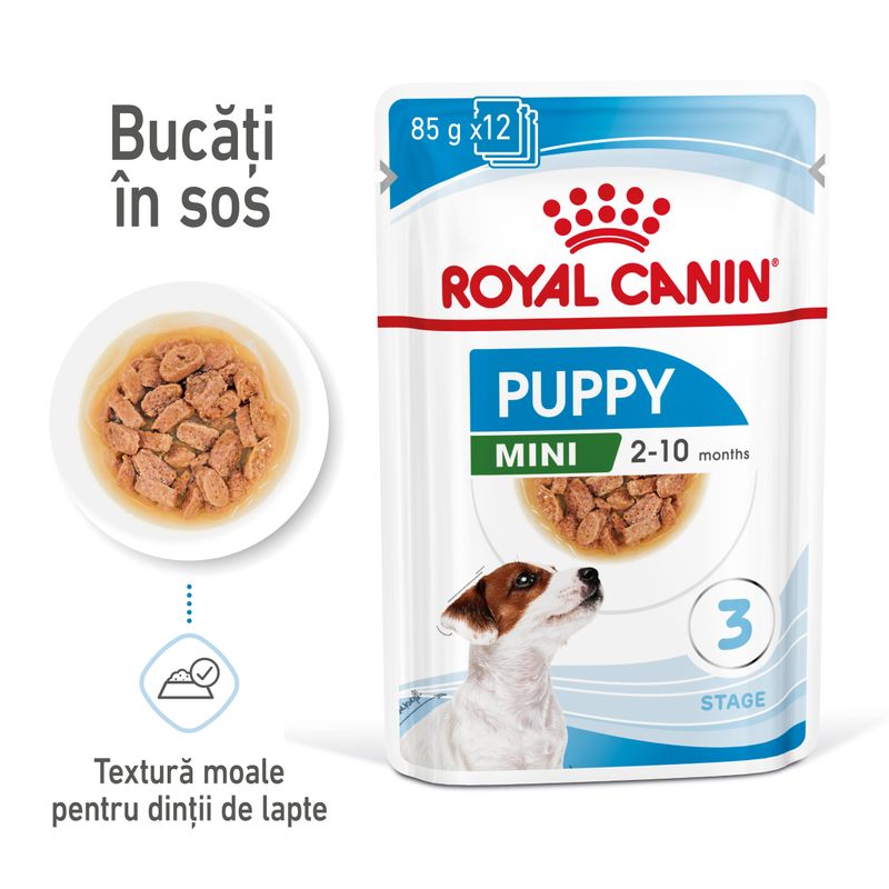 Royal Canin Mini Puppy în sos