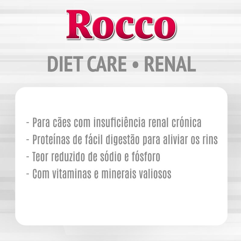 Rocco Diet Care Renal Frango com batata doce