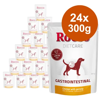 Rocco Diet Care Gastrointestinal, s niskim udjelom masti, piletina s pastrnjakom, pakiranje 24 x 300g.