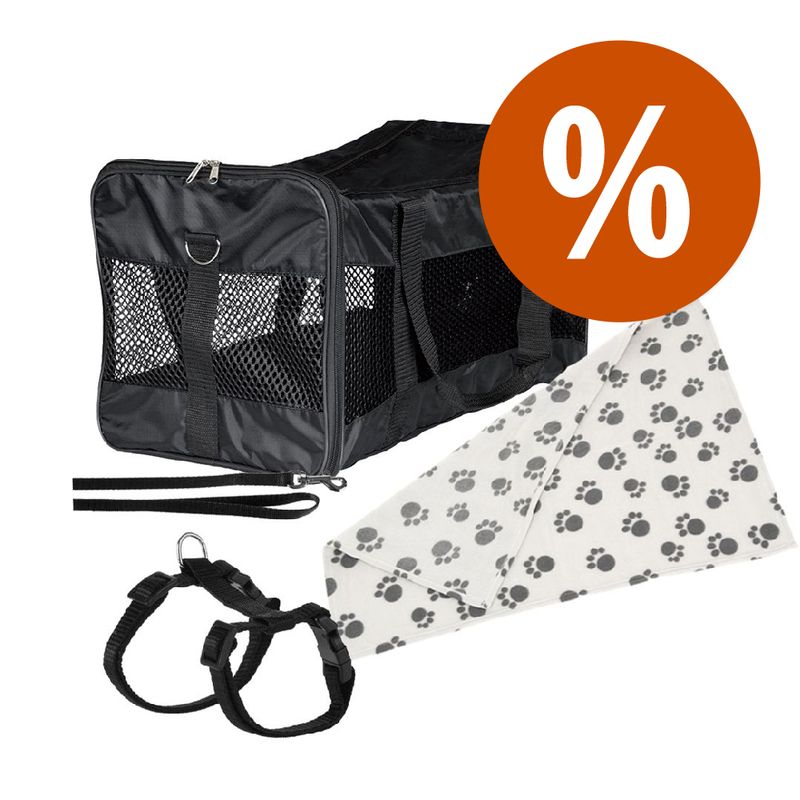 Set completo Borsa + Coperta Pawty + Pettorina/Guinzaglio