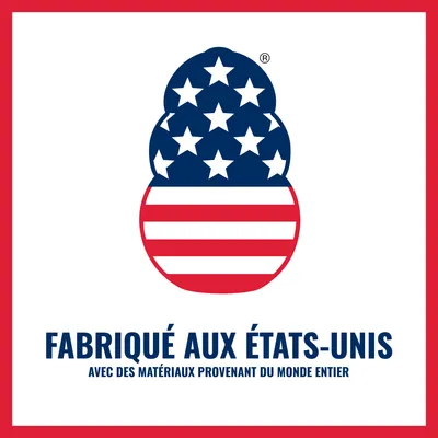 Fabriqué aux États-Unis avec des matériaux provenant du monde entier.