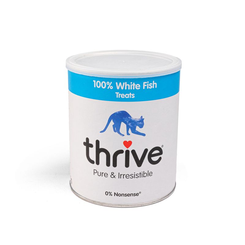 thrive 100% White Fish Freeze-Dried Cat Treats