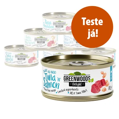 Greenwoods Delight Atum 6 x 70 g - Pack misto de degustação
