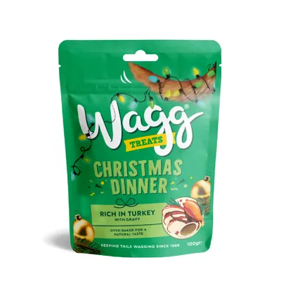 Wagg Christmas Dinner Treats - 100g Wagg Christmas Dinner Treats - 100g