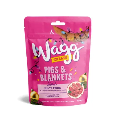 Wagg Pigs & Blankets Treats - 100g Wagg Pigs & Blankets Treats - 100g