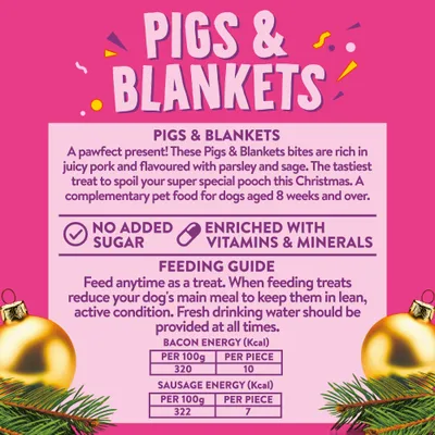 Wagg Pigs & Blankets Treats - 100g Wagg Pigs & Blankets Treats - 100g