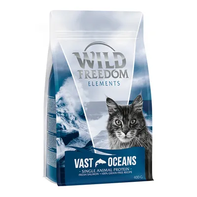 Wild Freedom Elements Vast Oceans hrana za mačke, svež losos, ena živalska beljakovina, 100% brez žit, 400g.