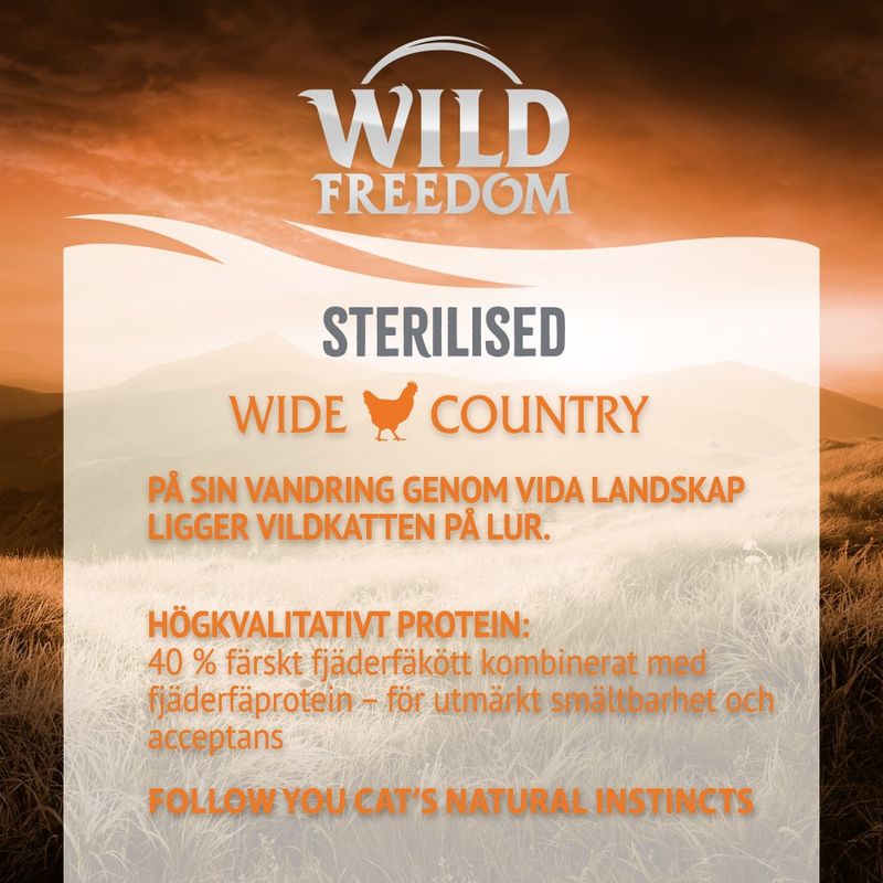 Wild Freedom Adult "Wide Country" Sterilised - Poultry