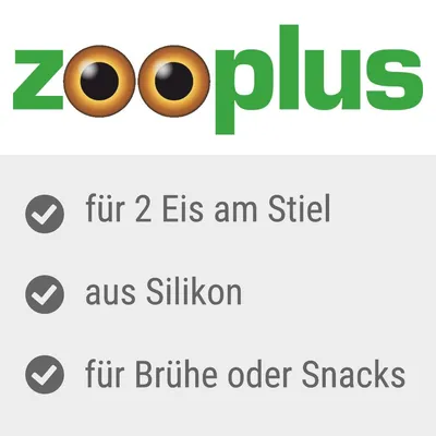 zooplus. Für 2 Eis am Stiel, aus Silikon, für Brühe oder Snacks.
