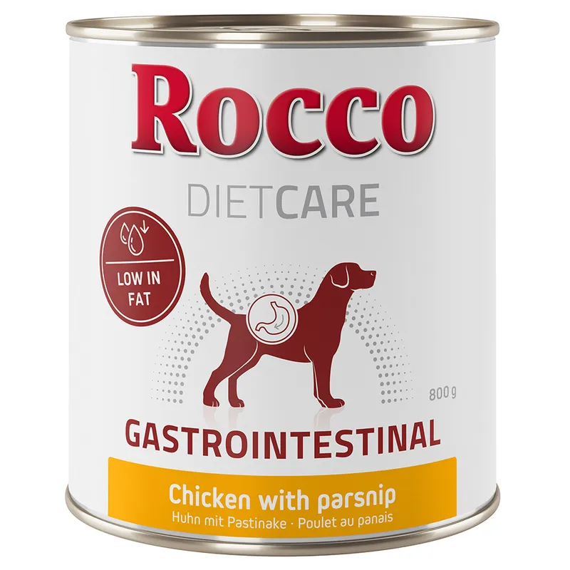 Rocco Diet Care Gastro Intestinal, pollo con chirivía - 800 g - 24 x 800 g - Pack Ahorro