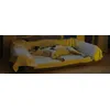 Encantada con su cama