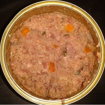 Sorte Kopffleisch mit Karotten