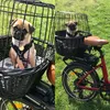 Trixie Bicycle Basket fitted on the back
