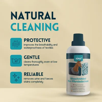 nimo® lessive pour couvertures de chevaux