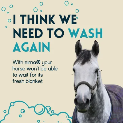 nimo® lessive pour couvertures de chevaux
