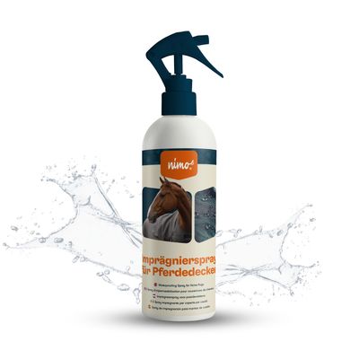nimo® spray imperméabilisant pour couvertures de chevaux
