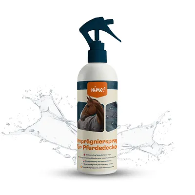 nimo® spray imperméabilisant pour couvertures de chevaux