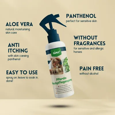 nimo® spray de soin pour la peau des chevaux nimo® spray de soin pour la peau des chevaux