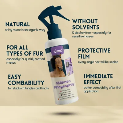 nimo® spray de soin pour la crinière nimo® spray de soin pour la crinière