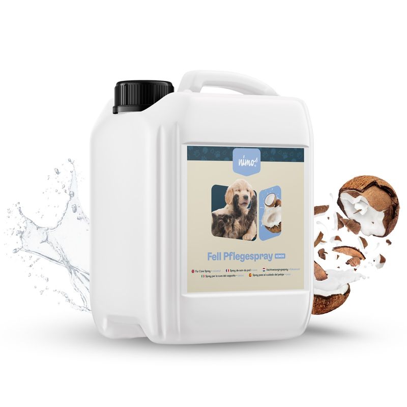 nimo® spray de soin du pelage à la noix de coco pour chiens et chats