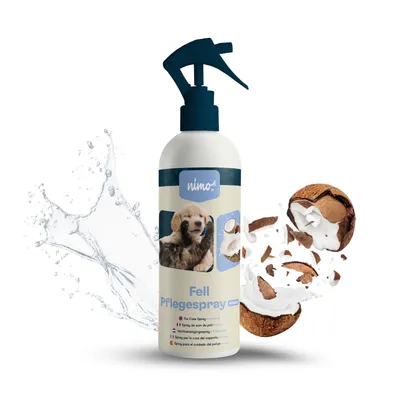 nimo® spray de soin du pelage à la noix de coco pour chiens et chats nimo® spray de soin du pelage à la noix de coco pour chiens et chats