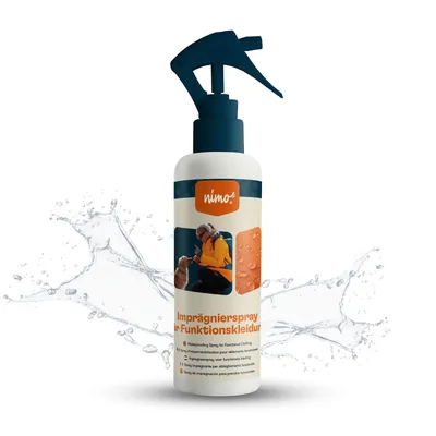 nimo® spray imperméabilisant pour vêtements fonctionnels
