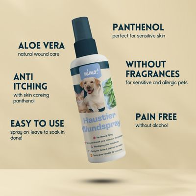nimo® spray cicatrisant pour animaux domestique